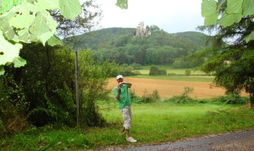 Blick zur Ruine Neideck